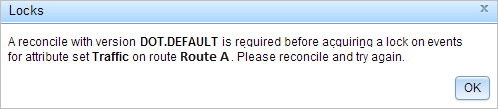 Reconcile with lock root required